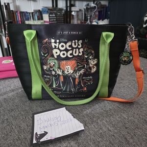 Disney Hocus Pocus Black and Green Tote Bag
